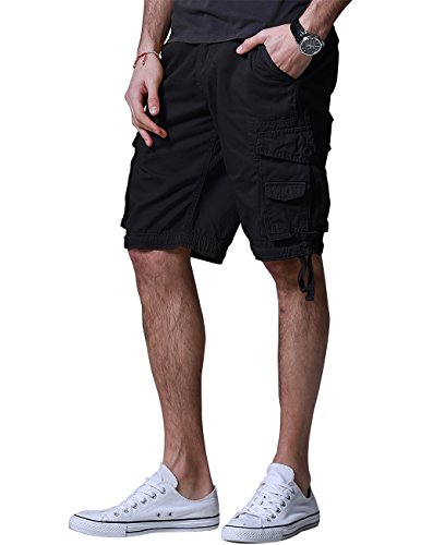 Matchstick Hombre Shorts Cargo #S3612(Negro (S3612 Black),32W (ES 42))