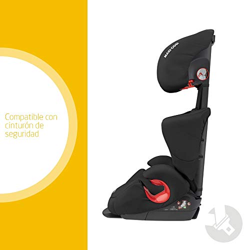 Maxi-Cosi Rodi AirProtect Silla de Coche Reclinable Grupo 2/3, 3.5-12 Años (15-36 kg), Color Authentic Black (negro)