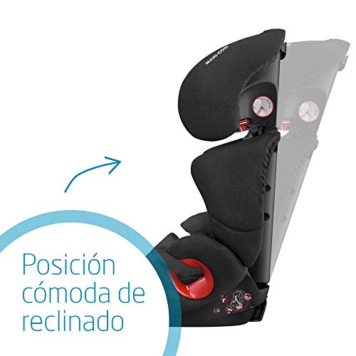 Maxi-Cosi Rodi AirProtect Silla de Coche Reclinable Grupo 2/3, 3.5-12 Años (15-36 kg), Color Authentic Black (negro)