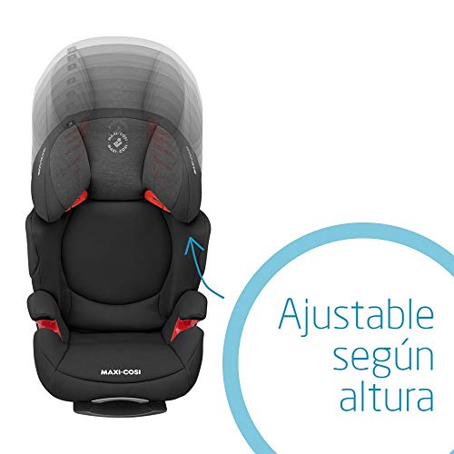 Maxi-Cosi Rodi AirProtect Silla de Coche Reclinable Grupo 2/3, 3.5-12 Años (15-36 kg), Color Authentic Black (negro)