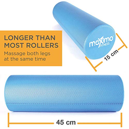 Maximo Fitness - EVA Foam Roller - 15cm x 45cm Pilates, Yoga.