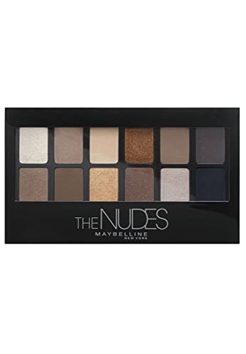 Maybelline New York, Paleta de Sombras de Ojos, The Nudes, 12 Colores