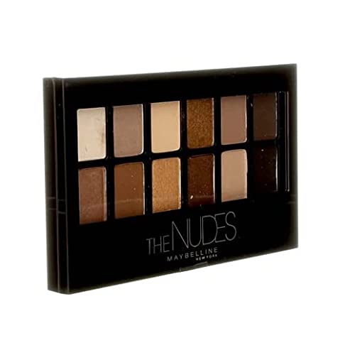 Maybelline New York, Paleta de Sombras de Ojos, The Nudes, 12 Colores