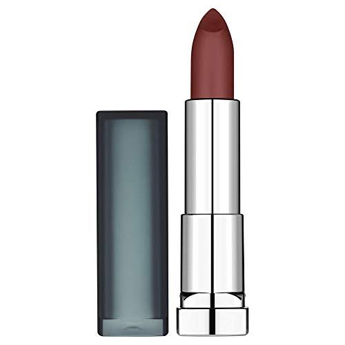 Maybelline New York, Pintalabios, Color Sensational, Creamy Matte, Tono 975 - Divine Wine