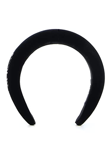 MC2 Saint Barth Velvet headband with logo embroidery