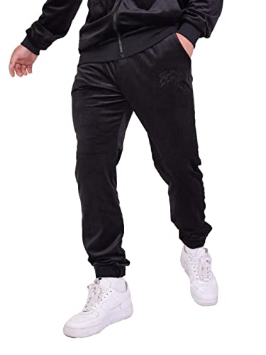 Medias de jogging Velvet Logo, Negro , M