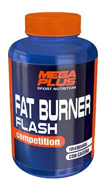 MEGA PLUS FAT BURNER FLASH - Complemento alimenticio a base de Carnitina - 120 Cápsulas