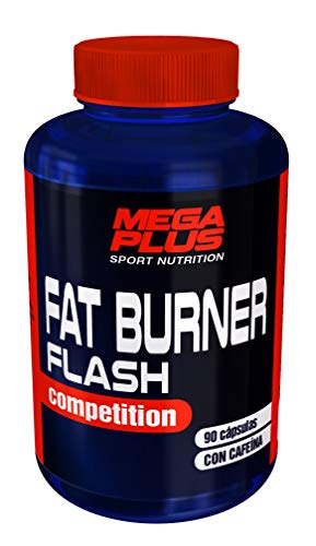 MEGA PLUS FAT BURNER FLASH - Complemento alimenticio a base de Carnitina - 90 Cápsulas