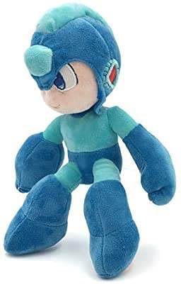 Megaman Game Rockman Blue Color Plush Toy, Anime Games Megaman Stuffed Doll Peluches De Peluche, Regalo Para NiñOs 26cm