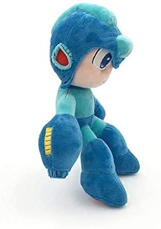 Megaman Game Rockman Blue Color Plush Toy, Anime Games Megaman Stuffed Doll Peluches De Peluche, Regalo Para NiñOs 26cm