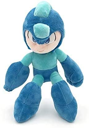 Megaman Game Rockman Blue Color Plush Toy, Anime Games Megaman Stuffed Doll Peluches De Peluche, Regalo Para NiñOs 26cm