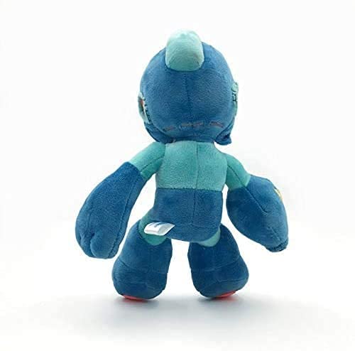 Megaman Game Rockman Blue Color Plush Toy, Anime Games Megaman Stuffed Doll Peluches De Peluche, Regalo Para NiñOs 26cm