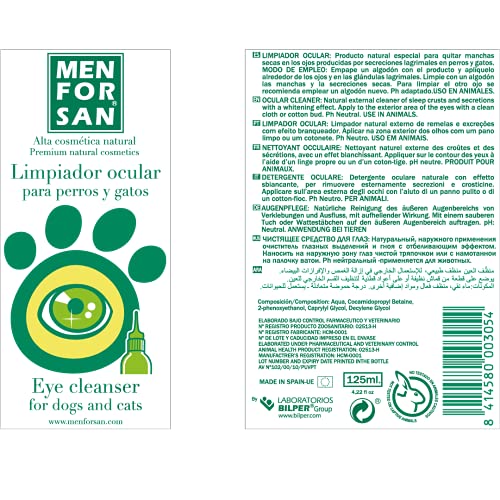 MENFORSAN Limpiador Ocular perros y gatos - 125 ml