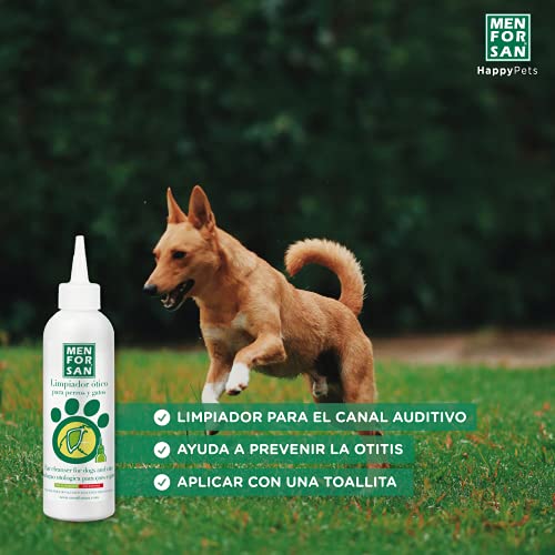 MENFORSAN Limpiador para Orejas de Perros Y Gatos - 125 ML