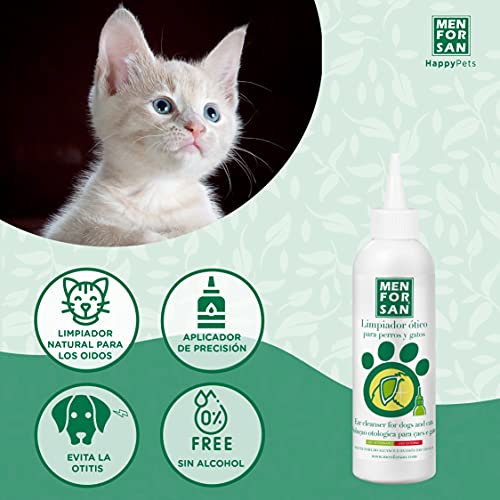 MENFORSAN Limpiador para Orejas de Perros Y Gatos - 125 ML