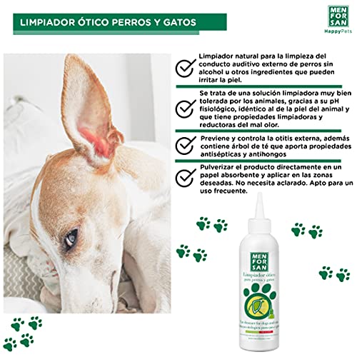 MENFORSAN Limpiador para Orejas de Perros Y Gatos - 125 ML