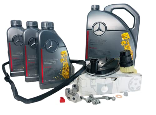 Mercedes-Benz Kit Cambio Completo Aceite/Fluido de la transmisión automática Original ATF 134 8L MB236.14 + A1402770095