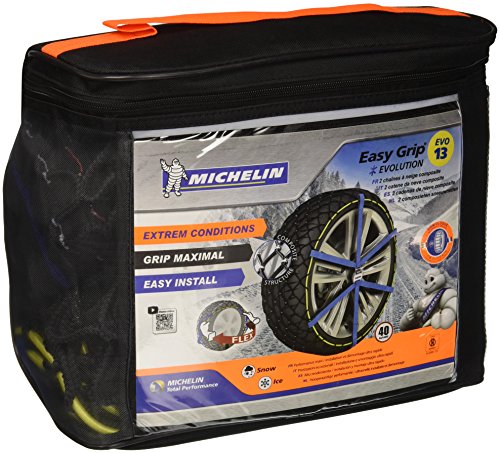 MICHELIN 8313 Cadenas Nieve Compatibles, 13, Set de 2