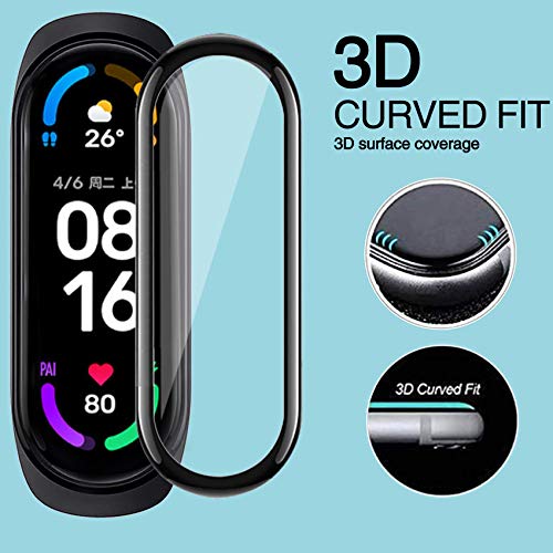 Milomdoi [19 Articulos] 15 Colors Correas + 4 Pacs TPU Protector Pantalla Pulsera para Xiaomi Mi Band 6/Mi Band 5, Silicona Correa de Repuesto Suave-Coloridos19