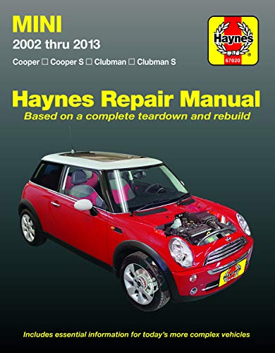 MINI ('02-'13): Cooper, Cooper S, Clubman, Clubman S (Haynes Automotive Repair Manual)