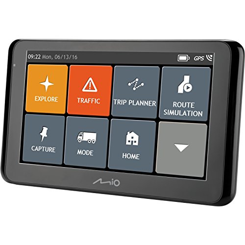 MIO 8670 LM Truck Navegador GPS satelital para Coche, Color Gris Espacial Spirit FEU de la Marca Mio