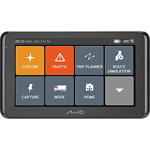 MIO 8670 LM Truck Navegador GPS satelital para Coche, Color Gris Espacial Spirit FEU de la Marca Mio