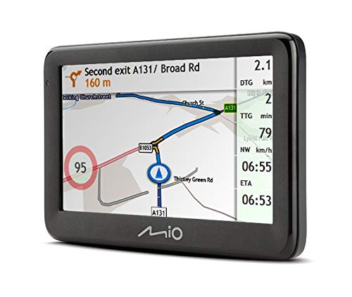 Mio Pilot 15 LM Fijo 5" Pantalla táctil 168g Negro navegador - Navegador GPS (Multi, Toda Europa, 12,7 cm (5"), 480 x 272 Pixeles, MicroSD (TransFlash), 128 MB)