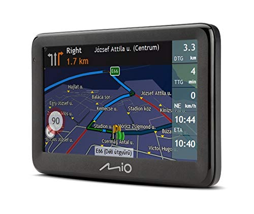 Mio Pilot 15 LM Fijo 5" Pantalla táctil 168g Negro navegador - Navegador GPS (Multi, Toda Europa, 12,7 cm (5"), 480 x 272 Pixeles, MicroSD (TransFlash), 128 MB)