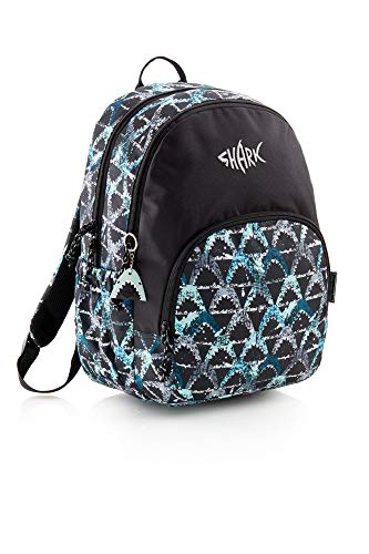 Miquelrius - Mochila Grande Triple Shark, Tres Compartimentos, Base Reforzada, Espalda Ergonómica, color Azul