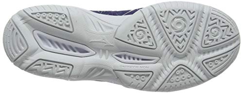 Mizuno Cyclone Speed 2, Zapatillas Mujer, Purple Astral/Aura White/Blue Light 15, 40 EU