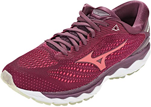 Mizuno J1Gd19025940,5 - Zapatilla Wave Sky 3 (W) - Color: Mauvewine/Cayenne/Bokcho Talla: 40,5 - Mujer