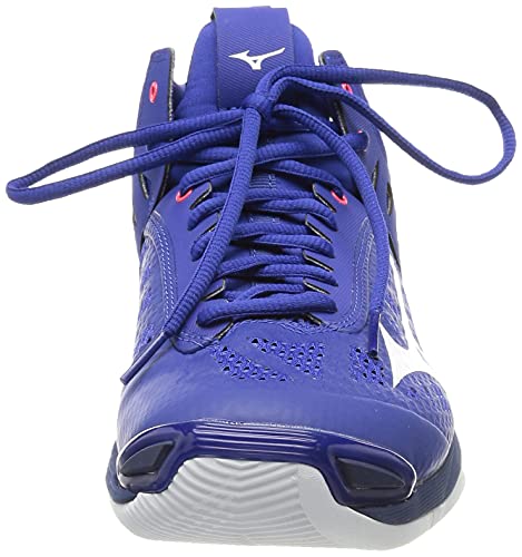 Mizuno Momentum Mid, Zapatillas de vóleibol Unisex Adulto, Reflexbluec/White/2768c, 41 EU