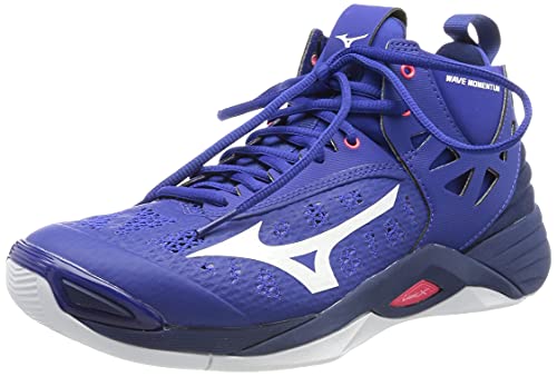 Mizuno Momentum Mid, Zapatillas de vóleibol Unisex Adulto, Reflexbluec/White/2768c, 41 EU