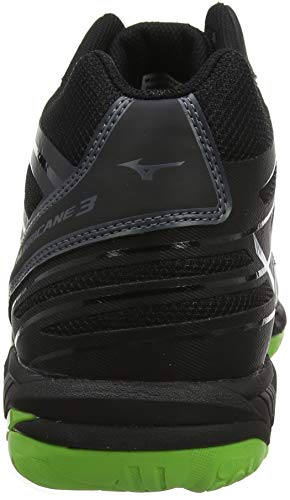 Mizuno Wave Hurricane 3 Mid, Zapatillas de Voleibol Mujer, Verde Claro Verde 37, 42.5 EU