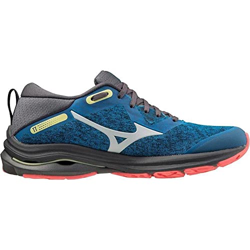 Mizuno Wave Rider TT 2 (W), Zapatillas de Trail Running Mujer, Diva Blue/Dawn Blue/HCoral, 37 EU