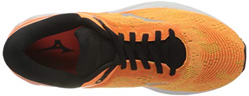 Mizuno Wave SKYRISE, Zapatillas de Running Hombre, Shocking Orange/Nimbus Cloud/Black, 42 EU