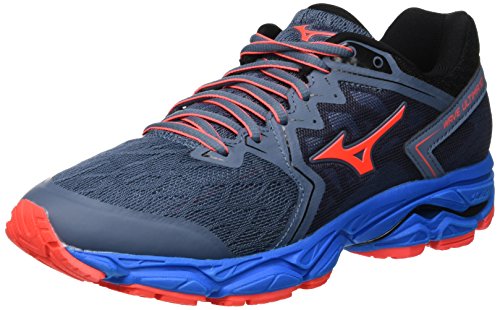 Mizuno Wave Ultima 10, Zapatillas de Running Mujer, Azul (Blue Mirage/Fierycoral/Divablue 55), 37 EU