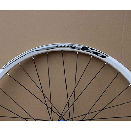 MJCDNB Ejes de liberación rápida Accesorio para bicicleta Juego de ruedas para bicicleta MTB Freno de disco de llanta de aleación de doble pared 7-11 Cubo de tarjeta de velocidad Rodamiento sellado QR