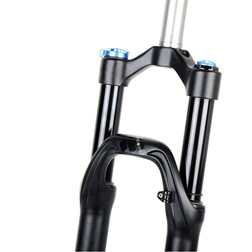 MJCDNB Horquilla de Aire MTB 26/27,5 Pulgadas Horquilla de suspensión para Bicicleta de montaña Horquilla Delantera para Bicicleta Control de Hombro 1-1/8"