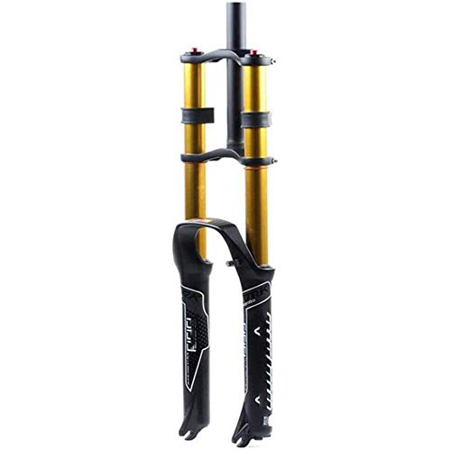 MJCDNB MTB Horquilla de Bicicleta Horquilla de suspensión hidráulica Horquilla de suspensión Zoom Aleación de magnesio Estructura Resistente Accesorios de Bicicleta Negro 26/27.5/29 Pulgadas, 26 PU