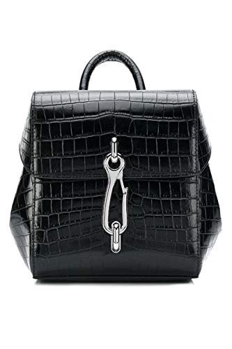 Mochila cocodrilo con gancho en relieve