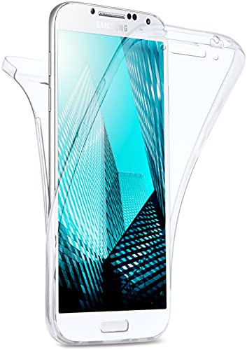 MoEx Funda Protectora 360º de Silicona Compatible con Samsung Galaxy S4 | Transparente, Transparent