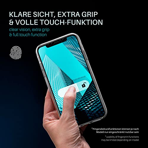 MoEx Funda Protectora 360º de Silicona Compatible con Samsung Galaxy S4 | Transparente, Transparent