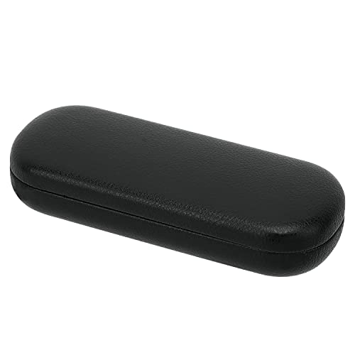 MoKo Funda rígida para gafas de ojos con tela, funda protectora de piel  sintética, organizador de viaje para hombres y mujeres