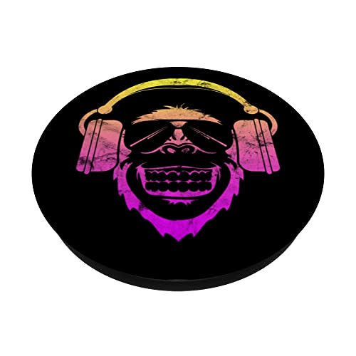 Mono DJ con auriculares y gafas de sol de regalo PopSockets PopGrip Intercambiable