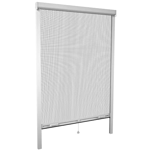 Mosquitera Enrollable Para Ventanas 125 x 170 cm Blanca