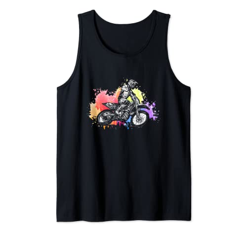 Motocross y bici de la suciedad para todo terreno Camiseta sin Mangas