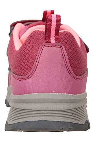 Mountain Warehouse Zapatillas Cannonball para niños - Zapatillas para niños para Cualquier época del año, Zapatillas de montaña cómodas - para Viajar, Acampada Fuxia 29