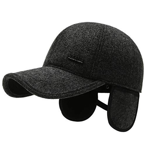 MRACSIY Gorra de béisbol Unisex Gorras de Invierno Sombreros para Circunferencia de la Cabeza 56-60cm (Gris 18)