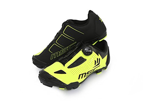 MSC Bikes Aero XC Zapatillas Ciclismo, Amarillo, T-39